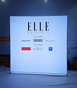 Éclairage LED Tissu Bannière Support mural Fond de scène Bannière Tension Tissu Boîte à lumière Présentoir - Product Image 2