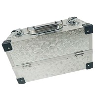 Boîte de rangement de maquillage professionnel Aluminummakeup bag Case Travel Cosmetic box case pour les femmes