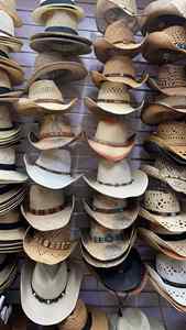 Chapeau de cowboy vintage Steson fait main pour adultes, en paille de papier, style western unisexe, décontracté, pour les voyages - Product Image 3