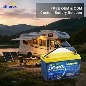 Batterie 36V 100AH Grade 6000 Lithium à décharge profonde avec BMS intelligent, Bus CAN, Terminal CE RoHS IP67, OEM ODM LAF36100 Lifepo4 pour VR, Garantie 10 ans - Product Image 2