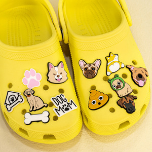 OLICOM Décorations de chaussures personnalisées sur le thème des chiots, autocollants pour sabots, breloques de créateur en PVC, logo personnalisé, breloques pour sabots pour femmes et hommes - Product Image 4