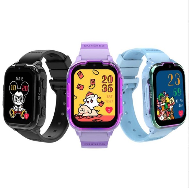 Kids Call Smart Watch DH20 Children SOS Waterproof Smartwatch Baby SIM Card Clock Location GPS tracker 4G Phone Watches