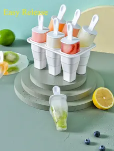 Molde de silicona para paletas de hielo, bandeja personalizada para Polos de hielo, DIY