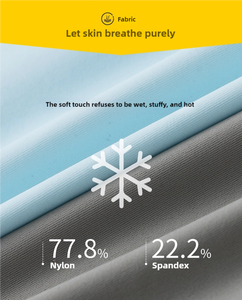 9079 Pantalones Cortos de Seda de Hielo de Alta Calidad para Hombre Ropa Interior Bóxers para Interiores y Exteriores en Stock Gran Venta - Product Image 2