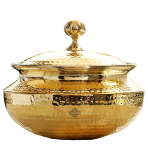 Ensemble de casseroles en laiton moderne Thermosteel avec étui isotherme de qualité supérieure, lot de 3 pour la cuisine, prix d'exportation - Product Image 1