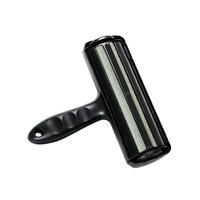 Rouleau anti-poils pour animaux de compagnie en plastique réutilisable avec logo personnalisé, à un bouton, automatique, double sens, pour nettoyer les poils et les peluches des canapés et tapis