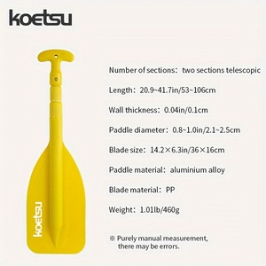 Koetsu canoe mái chèo kayak mái chèo-Có thể thu vào mái chèo thuyền mái chèo thuyền <span class=keywords><strong>Inflatable</strong></span> thuyền chèo mái chèo - Product Image 5