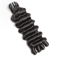 Nouveaux arrivages Fumi Bouncy Curly 100% cheveux humains, mèches doubles, cheveux vierges non traités, cuticules alignées