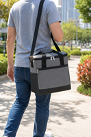 Sac isotherme personnalisé avec logo, réutilisable, grande capacité, sac fourre-tout souple, étanche, pour les courses, les pique-niques, le camping, en gros