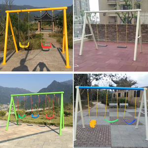 Tùy Chỉnh Vườn Đu Đặt Đôi Duy Nhất Người Patio Đu Ngoài Trời Nhựa Trượt Cho Trẻ Em Của Nhà Chơi Thiết Bị Giải Trí - Product Image 6