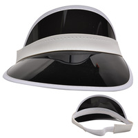 Casquette de soleil en PVC pour sports de plage, cyclisme, voyages, avec impression de logo personnalisé
