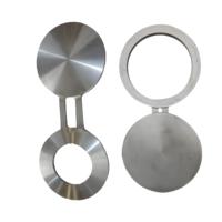 Acier au carbone ASTM A516 Gr.70, acier inoxydable 304 316L, JIS 300Lbs 600Lbs, pièces standard, figure 8, prix de spectacle, bride aveugle