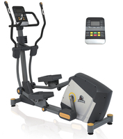 Système d'entraînement hyper-silencieux Firstfit amélioré 14IN stride LCD moniteur cross trainer machine elliptique debout