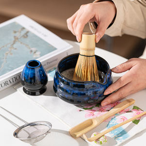 ชุดน้ำชาเซรามิกจีน<span class=keywords><strong>โบราณ</strong></span> จีหวง เต๋อฮวา ลายดินเผาโบราณ ชามมัทฉะ อุปกรณ์ชงชาแบบกังฟู ดีไซน์สไตล์จีนสมัยราชวงศ์ซ่ง สำหรับใช้ในบ้าน - Product Image 3