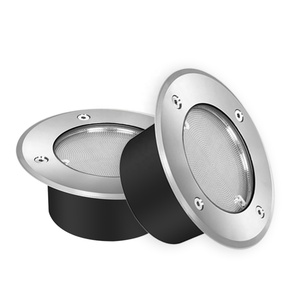 Borne lumineuse solaire au sol en aluminium 1000 mAh LiFePO4 pour allée et chemin, autonomie de 100 heures - Product Image 2