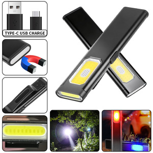 Lampe de poche LED COB portable X615, rechargeable par USB, avec clip et aimant, pour éclairage de travail en extérieur - Product Image 3