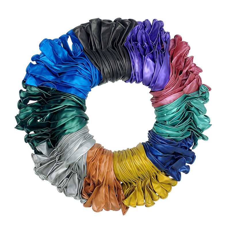 Chrome Metallic Latex Balloons Party Decoration Balloons Manufacturers Thick Biodegradable Metal Latex Balloon