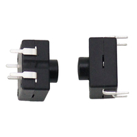 Interrupteur à bouton-poussoir pour lampe torche 12*12mm, 4 broches, vertical, DIP, traversant, à verrouillage, tactile