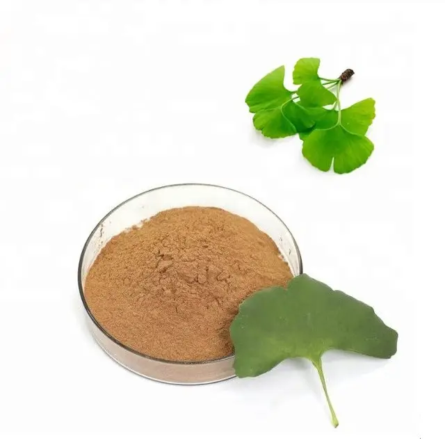 Niedrigen Ginkgolic Säure Effektive Erweitern Blutgefäße Braun Pulver Ginkgo Biloba Leaf Extract Pulver