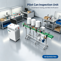 Máquina de Inspección Visual Automática de Alta Velocidad para Defectos en Botellas de Alimentos y Bebidas y Partículas Extrañas