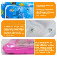 Tapis de jeu aquatique gonflable pour enfants, coussin de siège en PVC rempli d'eau pour ramper