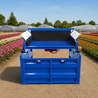 Crible vibrant à gaz KOHLER 5,5 HP EPA pour compost, criblage de terre de surface et tamisage de sable, de haute qualité pour concessionnaires