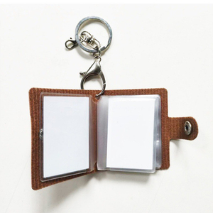 Mini porte-clés <span class=keywords><strong>album</strong></span> <span class=keywords><strong>Photo</strong></span> en cuir PU Sublimation porte-clés <span class=keywords><strong>album</strong></span> <span class=keywords><strong>Photo</strong></span> <span class=keywords><strong>vierge</strong></span> avec 20pcs pages en carton - Product Image 6