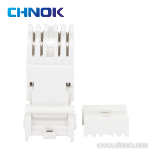 Connettore Keystone RJ45 8P8C 180 Gradi Bianco UTP Cat6A STP Placcato Oro 6m Modulo di Rete Telecom DP-KJ-8208 Patch - Product Image 6