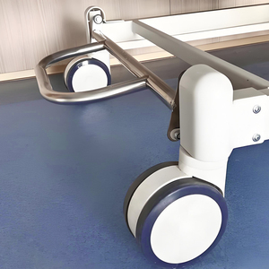 <span class=keywords><strong>Lit</strong></span> <span class=keywords><strong>d</strong></span>'hôpital manuel à manivelle unique, certifié ISO, équipement médical réglable pour soins à <span class=keywords><strong>domicile</strong></span>, capacité de 250 kg - Product Image 5