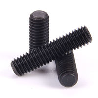 Vis à tête cylindrique DIN916 A2-70 en acier inoxydable, revêtement zinc, résistante à la corrosion, pointe conique, acier au carbone hexagonal, cuivre