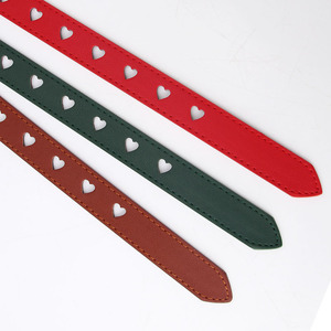 Nouvelle ceinture décorative en alliage avec boucle en forme de cœur creux pour robe pull <span class=keywords><strong>femme</strong></span> style doux - Product Image 3