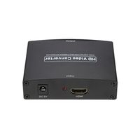 Convertidor HDM1 a Ypbpr con 5 RCA, Convertidor de Video RGB Ypbpr con Entrada HDMI y Salida Ypbpr, Compatible con 1080P