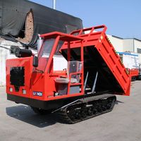 Hydraulischer Kipp-Minidumper, 4WD-Radkipper für Landwirtschaft & Werkstatt-Materialtransport