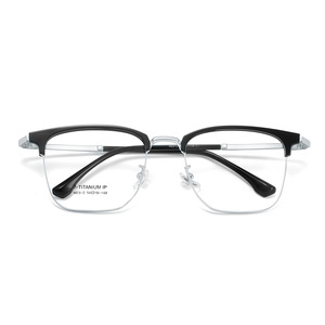 แว่นตากรอบสี่เหลี่ยมเบต้าไทเทเนียม M23-2 กรอบเต็มป้องกันรังสียูวีสไตล์ธุรกิจกรอบสำหรับผู้ใหญ่แบบไม่จำกัดเพศ - Product Image 1