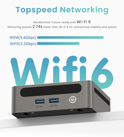 Mini PC GenMachine Ryzen 7 7730U AMD Radeon Vaga 8, 8 Núcleos, 16 Subprocesos, 1G LAN, Wifi 6, BT 5.2, Win11, 3 Pantallas, 2HD, 2USB 3.0