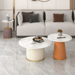 <span class=keywords><strong>Mesa</strong></span> de centro de placa de roca de <span class=keywords><strong>diseño</strong></span> de lujo moderno, nuevo estilo <span class=keywords><strong>nórdico</strong></span>, hogar, apartamento, Internet, <span class=keywords><strong>mesa</strong></span> de cristal creativa de celebridades - Product Image 3