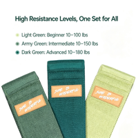 Bandes de résistance personnalisées pour l'entraînement des hanches et les étirements de yoga, accessoires de gym portables