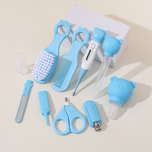Kit de soin pour bébé Brosse à cheveux pour bébé Peigne Aspirateur nasal Distributeur de médicaments Kit de soin pour bébé Combinaison - Product Image 4