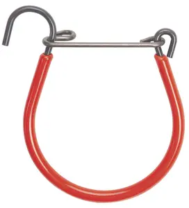 4.5Mm Koolstofstaal Mijnbouw Veiligheidshaak Kabel Klink Back U-Hanger Met Veiligheids-Tip Dwarsbalk Voor Het Ondersteunen Van Pijp Van Gaas Balken