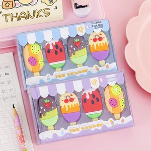 Gomme créative en caoutchouc en forme de fruits et de crème glacée, colorée, pour étudiants, modèle 8602, vente en gros, cadeaux de Noël du 1er juin, prix de fin d'année - Product Image 1