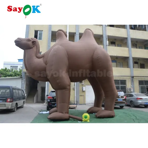 Grand jouet de chameau gonflable, modèle publicitaire, à vendre