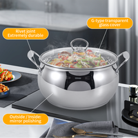 Fabrication 8 pièces cuisine à domicile casseroles de haute qualité ensembles en acier inoxydable ustensiles de cuisine casseroles et poêles ensemble