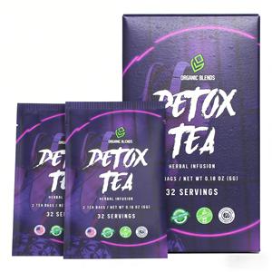 OEM 3 Kenar Yapıştırmalı Çay Paketleme Poşeti ve Çiçek Çayı Poşeti Doğal Bitki Çayı için Sergileme Kağıt Kutu Ambalajı - Product Image 1