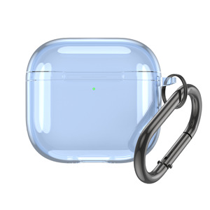 Étui de protection en TPU souple transparent de haute qualité pour <span class=keywords><strong>Airpods</strong></span> <span class=keywords><strong>pro</strong></span> 2 pour <span class=keywords><strong>Airpods</strong></span> 4 3 écouteurs avec boucle à crochet étuis antichoc - Product Image 4