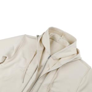 Felpe <span class=keywords><strong>con</strong></span> Cappuccio Invernali da Uomo di Alta Qualità, Personalizzabili, a Tre Strati <span class=keywords><strong>con</strong></span> <span class=keywords><strong>Zip</strong></span>, Maniche Lunghe, 100% Cotone, Ricamate <span class=keywords><strong>con</strong></span> Stampa Digitale - Product Image 3