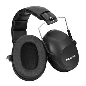 Черные детские наушники-гарнитура с шумоподавлением 23 дБ, регулируемым оголовьем, складные, для путешествий и учебы - Product Image 1