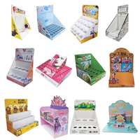 High Quality Portable Foldable Flat Pack Ready Recyclable Paper Display Box Matt Finish Varnish Surface for Mall Supermarket