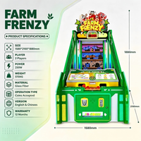 Machine de jeu vidéo d'arcade de lancer de balles, à monnayeur, avec distribution de tickets, pour parcs d'attractions intérieurs et zones de jeux FEC