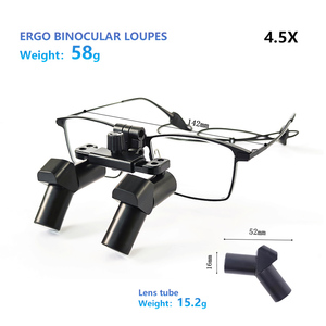 Burite haute qualité 4.5x Ergo déviation Loupe chirurgicale dentaire Panorama Loupe Dentiste médical Ergo prisme Loupes - Product Image 4