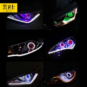 Sanvi Demon Eye Led Light Devil Eyes for 3 2.5 Inch Car Head Light Projector Lens Motorcycle HID Xenon Hella Q5 360 Degree SMD - Product Image 4